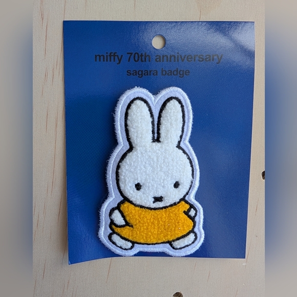 miffy Accessories - BNWT New Miffy 70th Anniversary Sagara Badge